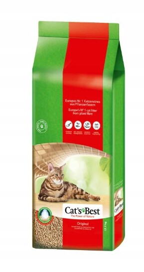Stelivo pro kočky Cats Best Original Přírodní 30 l Jrs bez zápachu, ekologické
