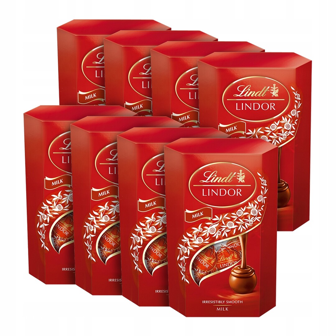 Lindt Lindor Pralinky čokoláda mléčná 8x200 g