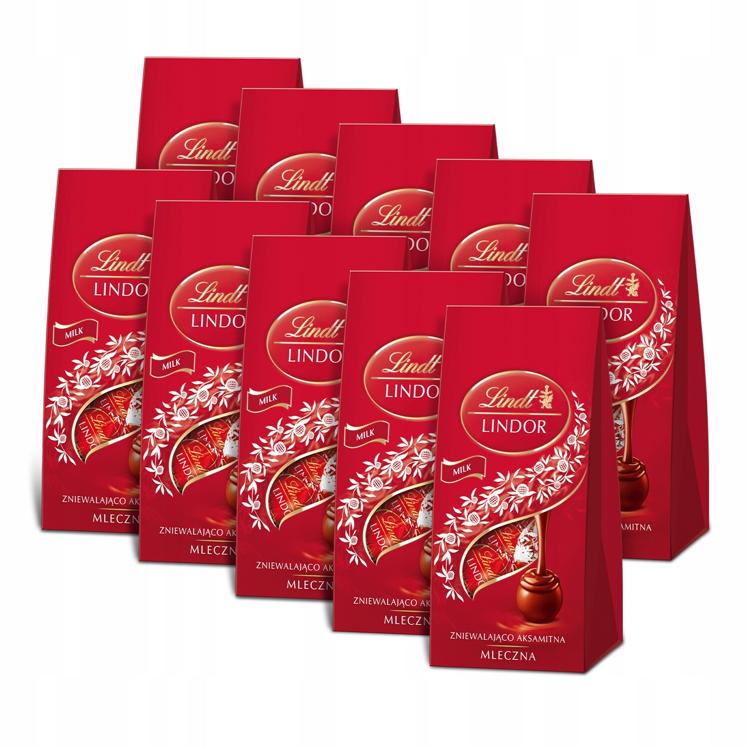 Lindt Lindor Pralinky z mléčné čokolády 10x100 g