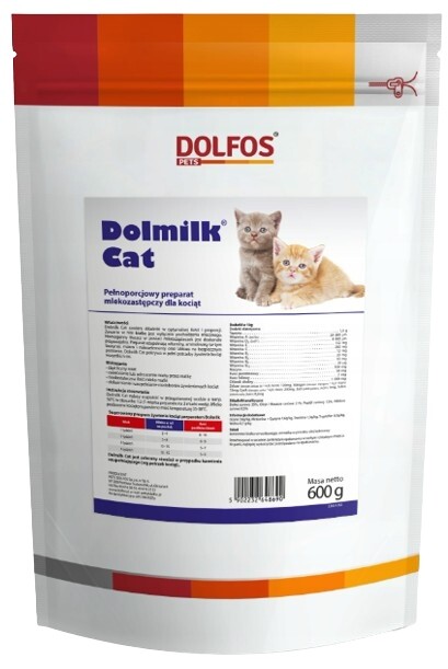 Dolmilk Cat mléčný náhražkový přípravek mléko Pro Koťata 600 g