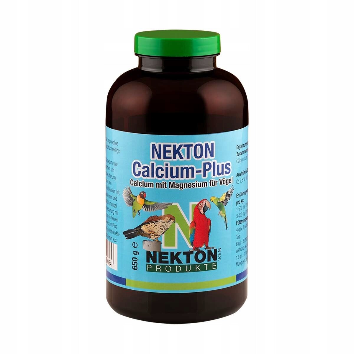 NEKTON-Calcium-Plus Vápno-hořčíkový přípravek pro PaPug 650g