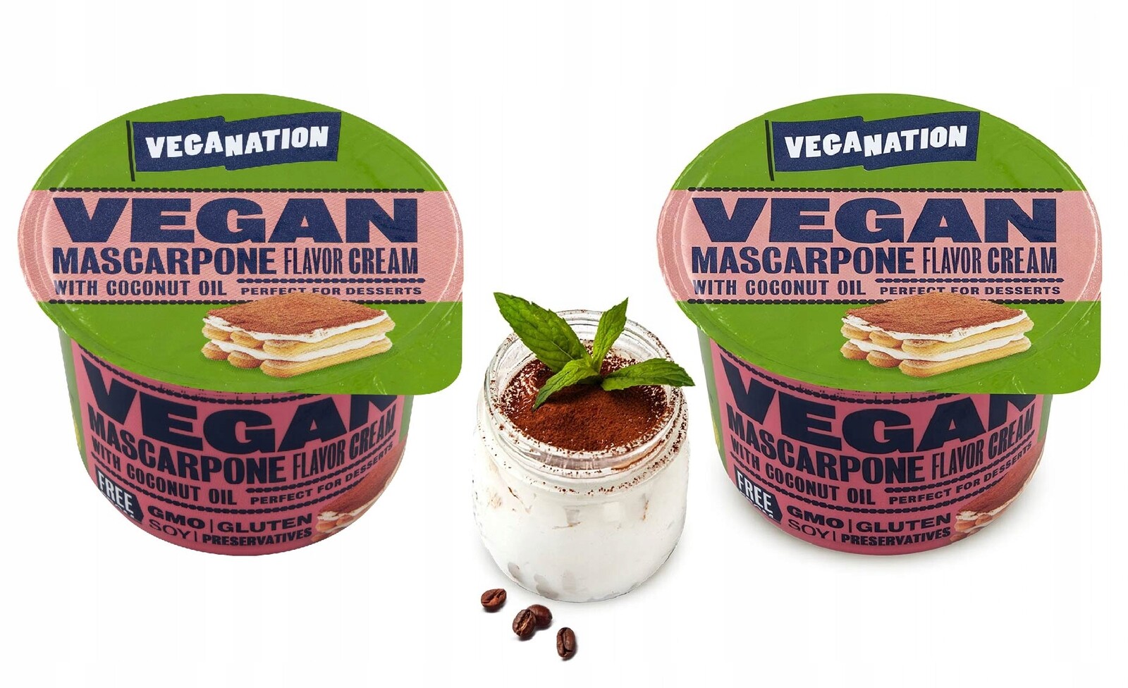 Veganské mascarpone Veganation 2x250 g