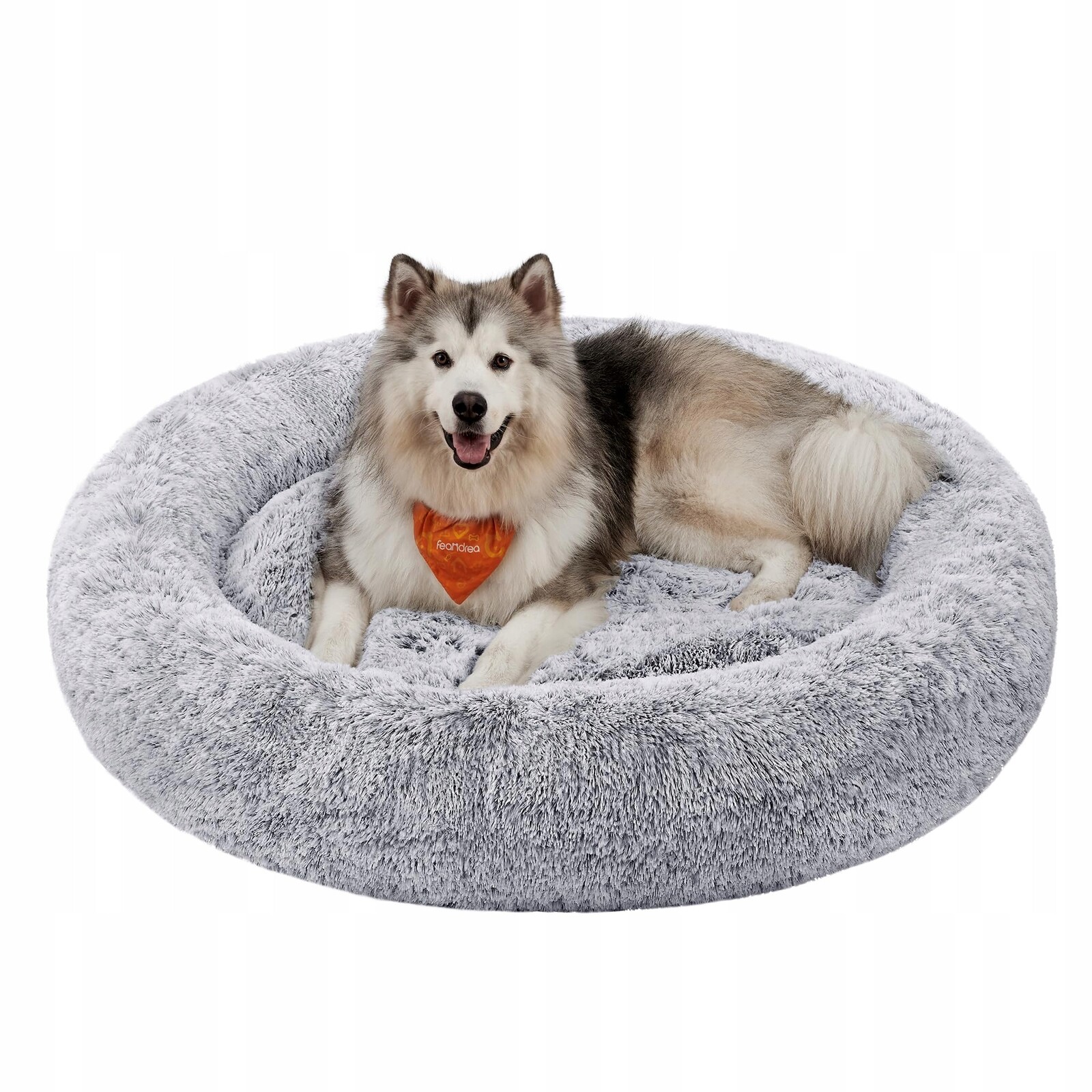 Pelíšek pro psa s odnímatelným potahem 140 cm Velké Měkké Pohodlí Feandrea