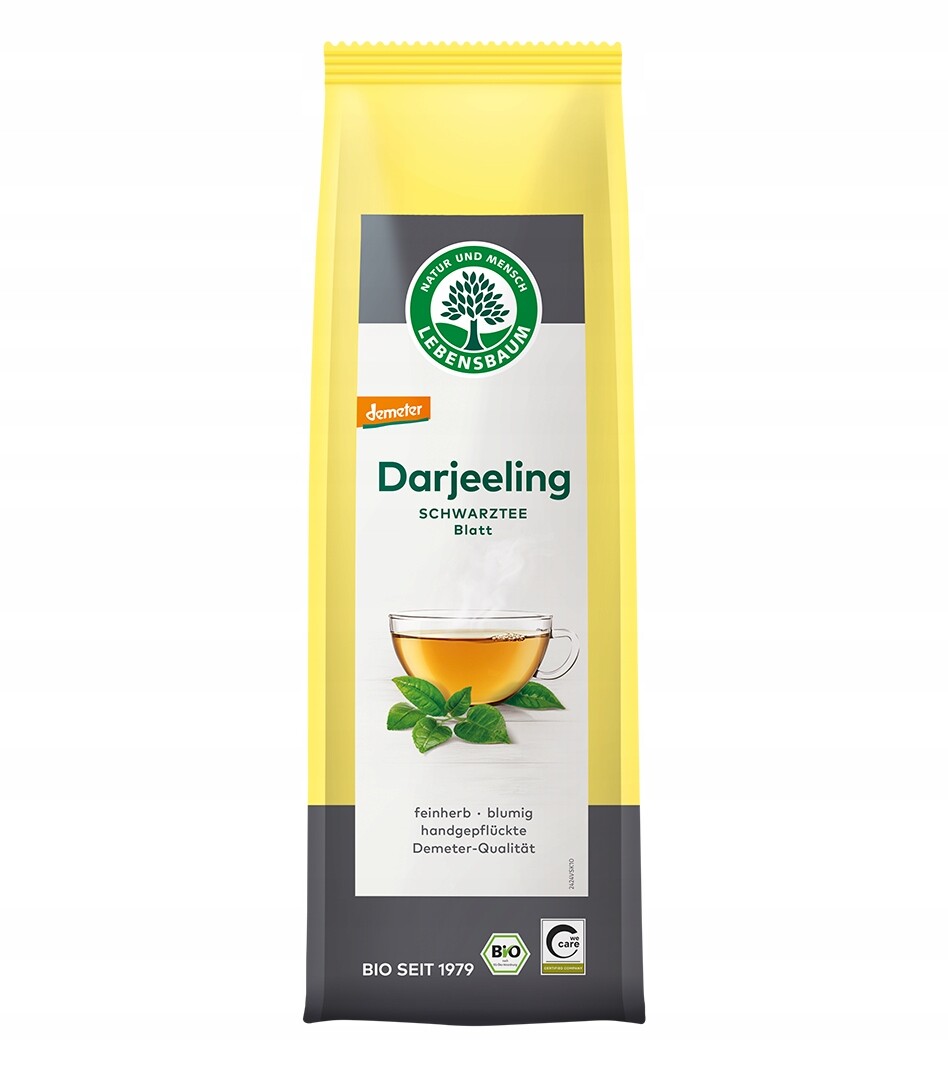 Čaj Černý Darjeeling Listový Demeter Bio 75 g Lebensbaum