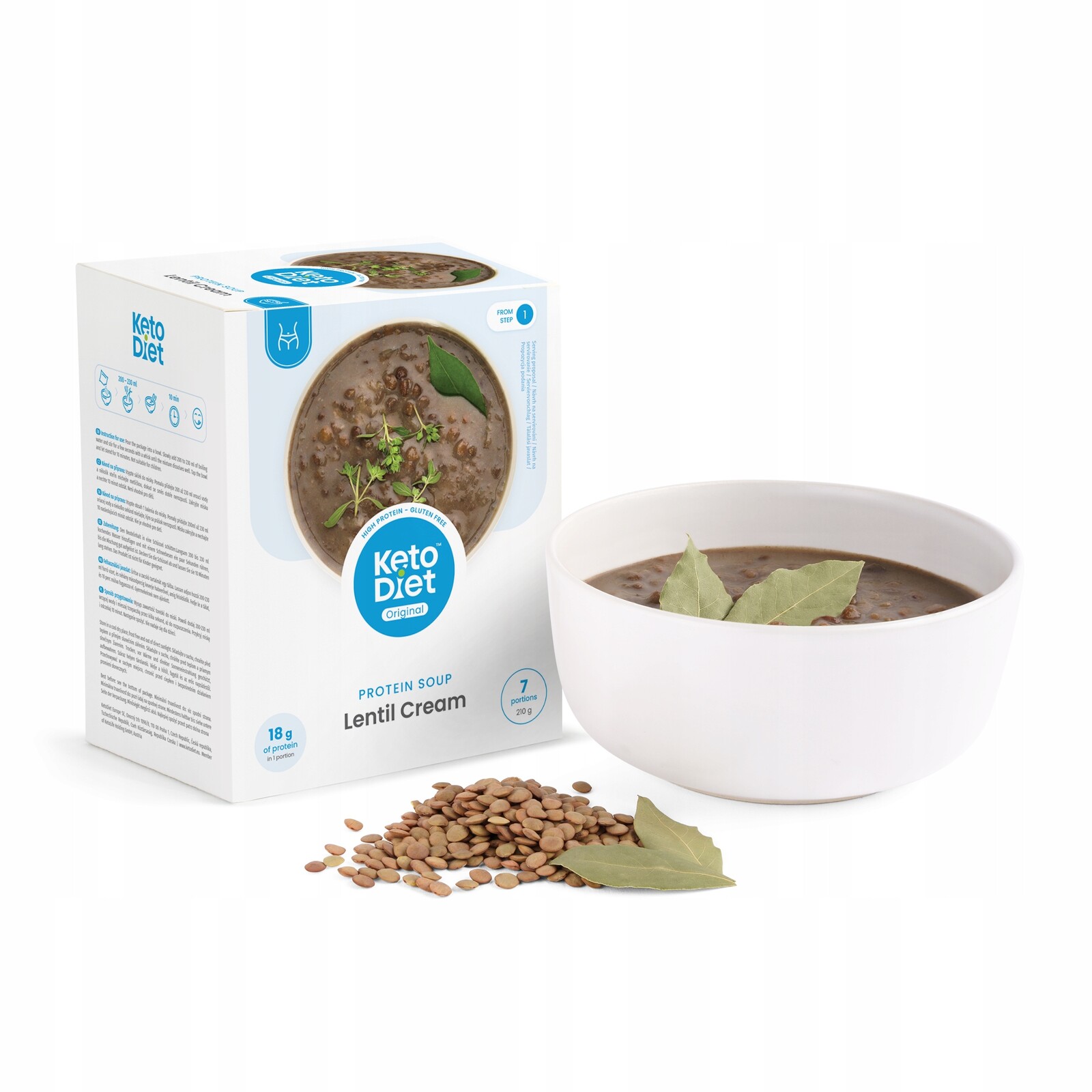 Proteinová polévka čočková (7 porcí)