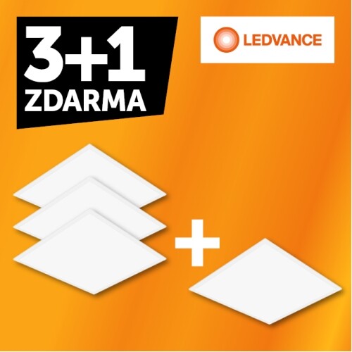 LED panel LEDVANCE Compact 600x600mm 33W/4000K neutrální bílá AKCE 3+1