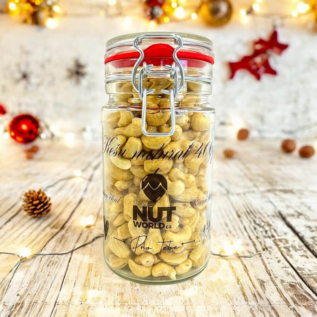 Nutworld.cz Firmní dárková sklenička ořechová patentní 400g