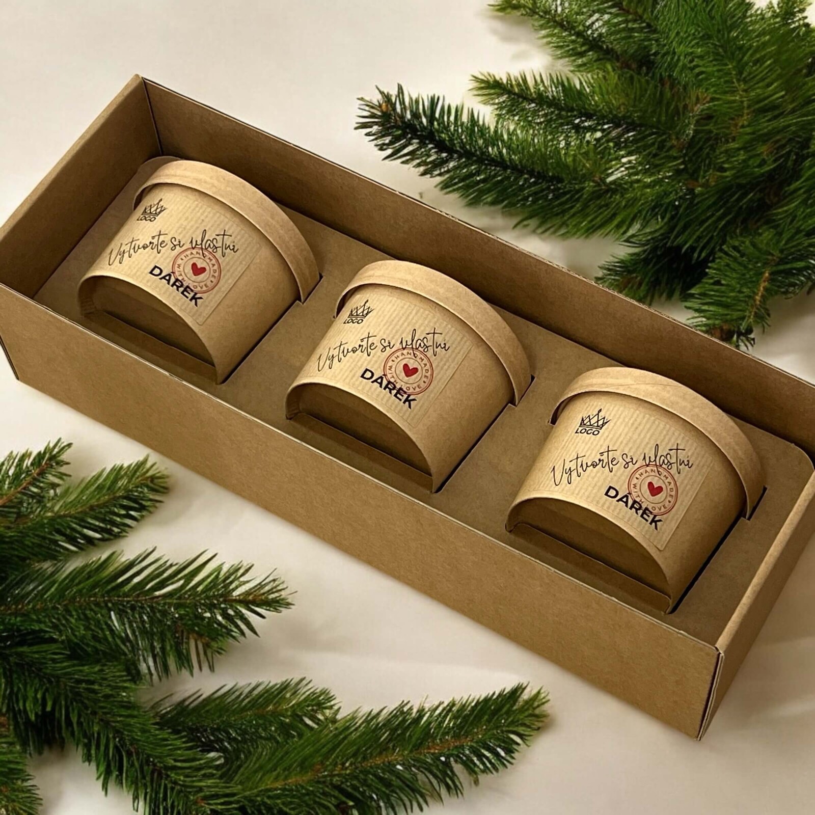 Nutworld.cz Firemní dárek 3 x 100g s EKO kelímky