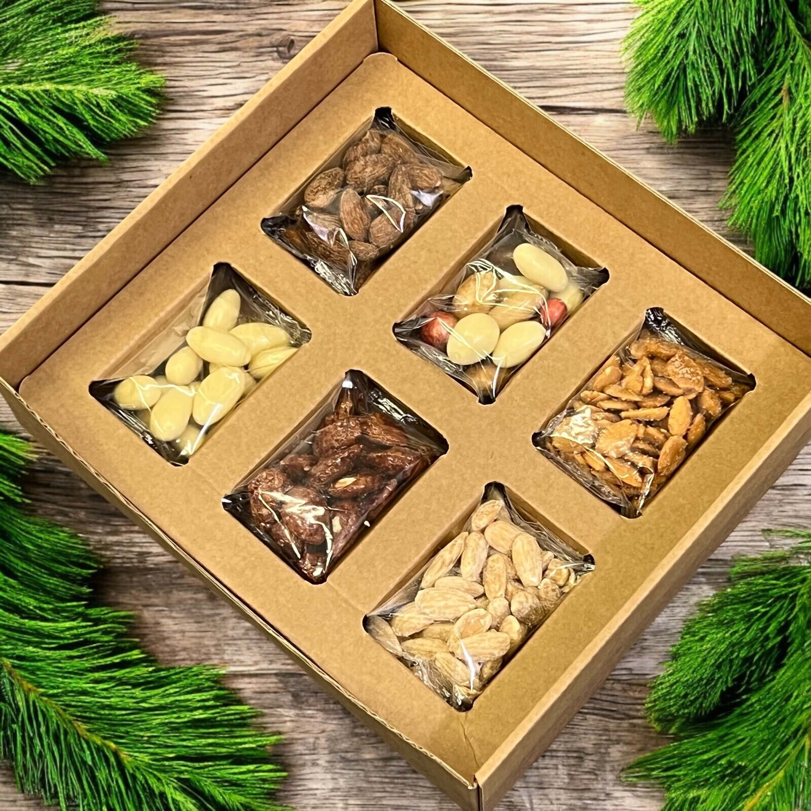 Nutworld.cz Firemní dárek 6 x 50g OŘECHOVÝ VÝBĚR