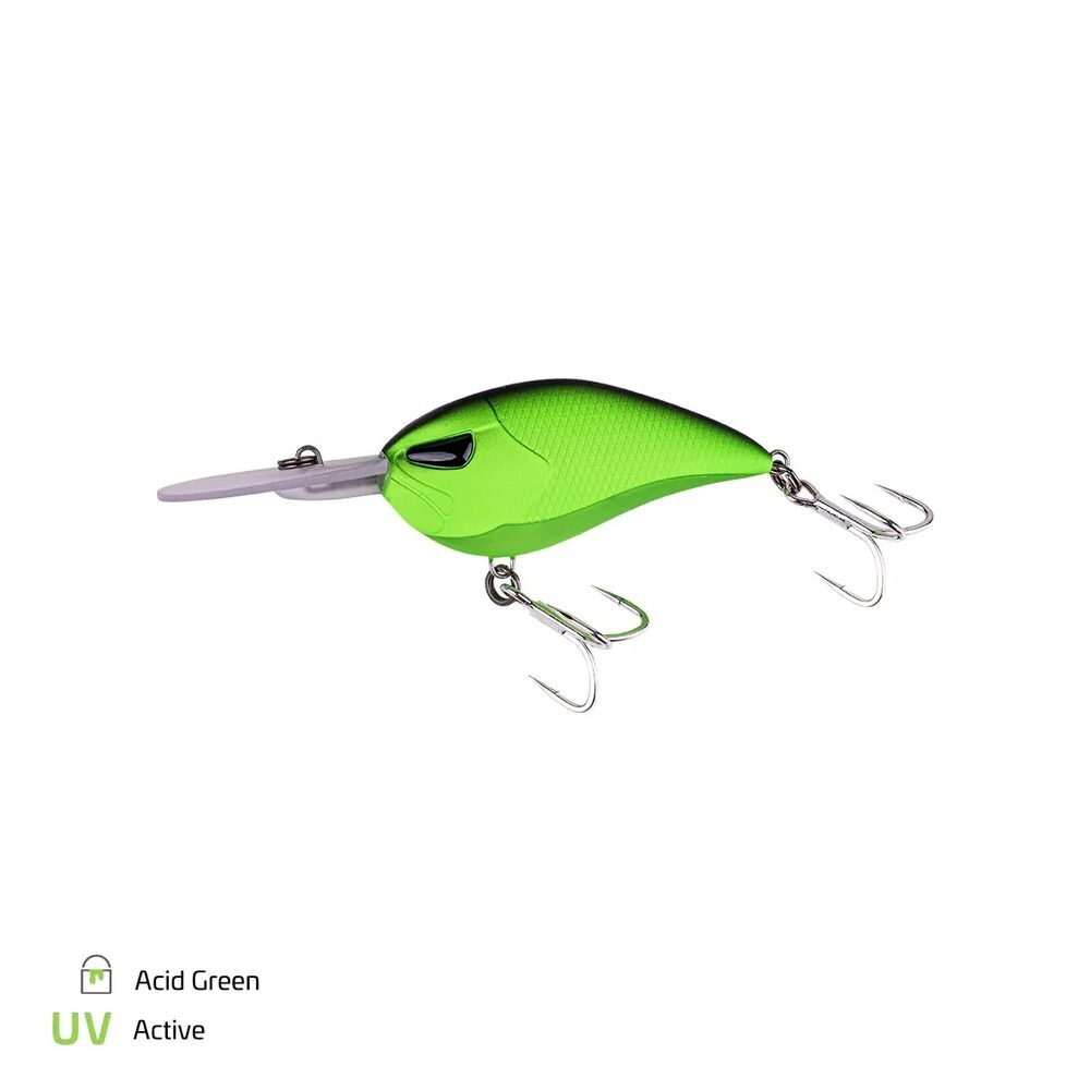 Zeck Wobler Cat Crank 7,5cm / 3m F - Acid Green
