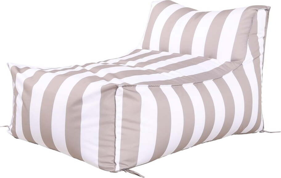 Bílo-šedý zahradní sedací vak – Bonami Essentials