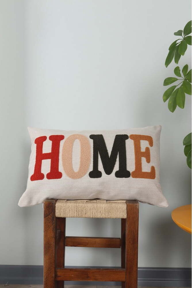 Lněný dekorační polštář 23x43 cm Home – Mioli Decor