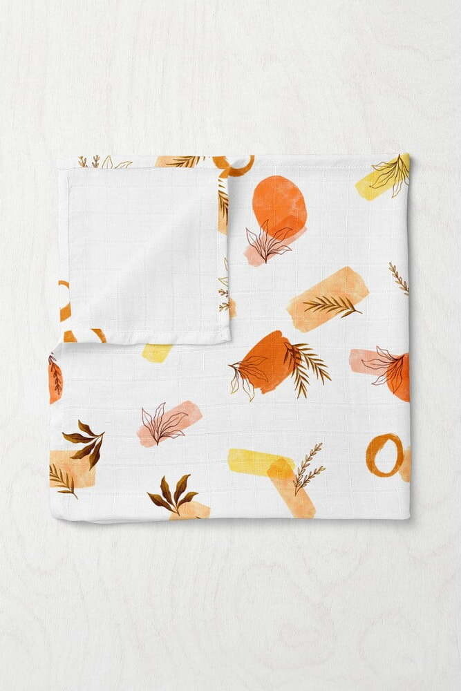 Bílá mušelínová dětská deka 75x100 cm Rhapsody – Mijolnir