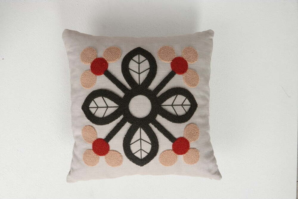 Lněný dekorační polštář 43x43 cm Nergis – Mioli Decor