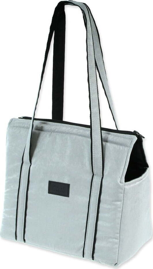 Světle šedá přepravní taška pro psa Dog Fantasy Platinum – Plaček Pet Products