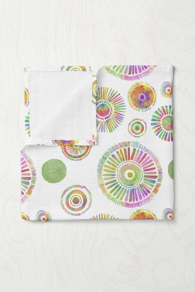 Bílá mušelínová dětská deka 75x100 cm Maya – Mijolnir