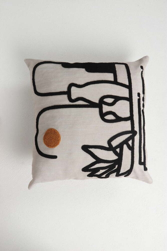 Lněný povlak na polštář 43x43 cm Winter Sun – Mioli Decor