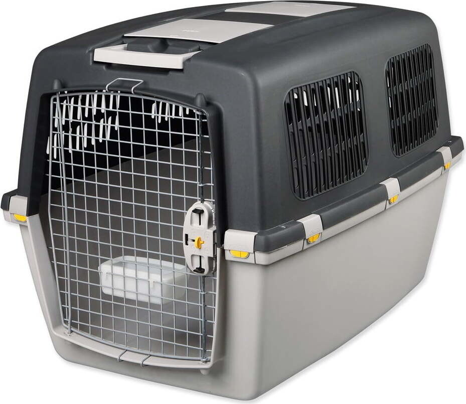 Šedá přepravka pro domácího mazlíčka 92x64 cm Trixie Gulliver 6 M-L – Plaček Pet Products