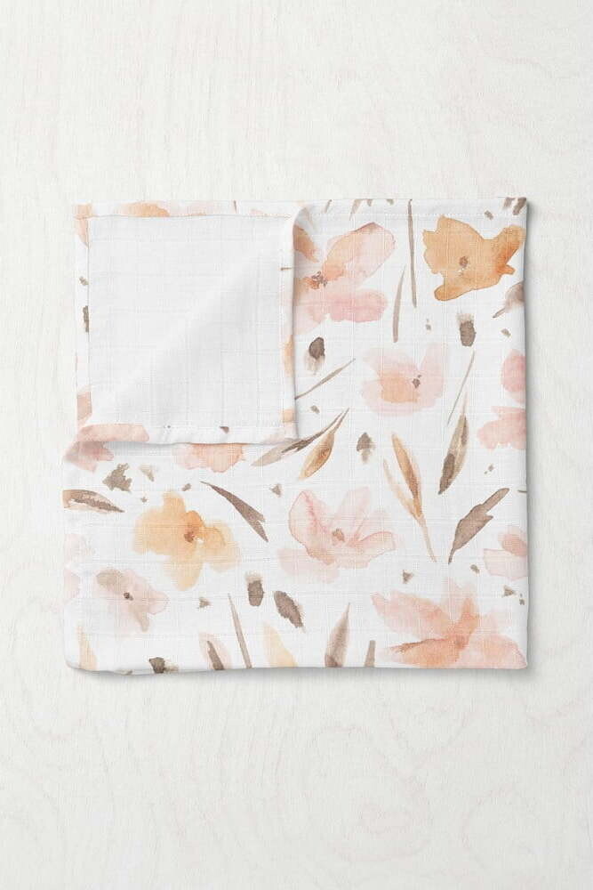 Bílá mušelínová dětská deka 75x100 cm Spring – Mijolnir