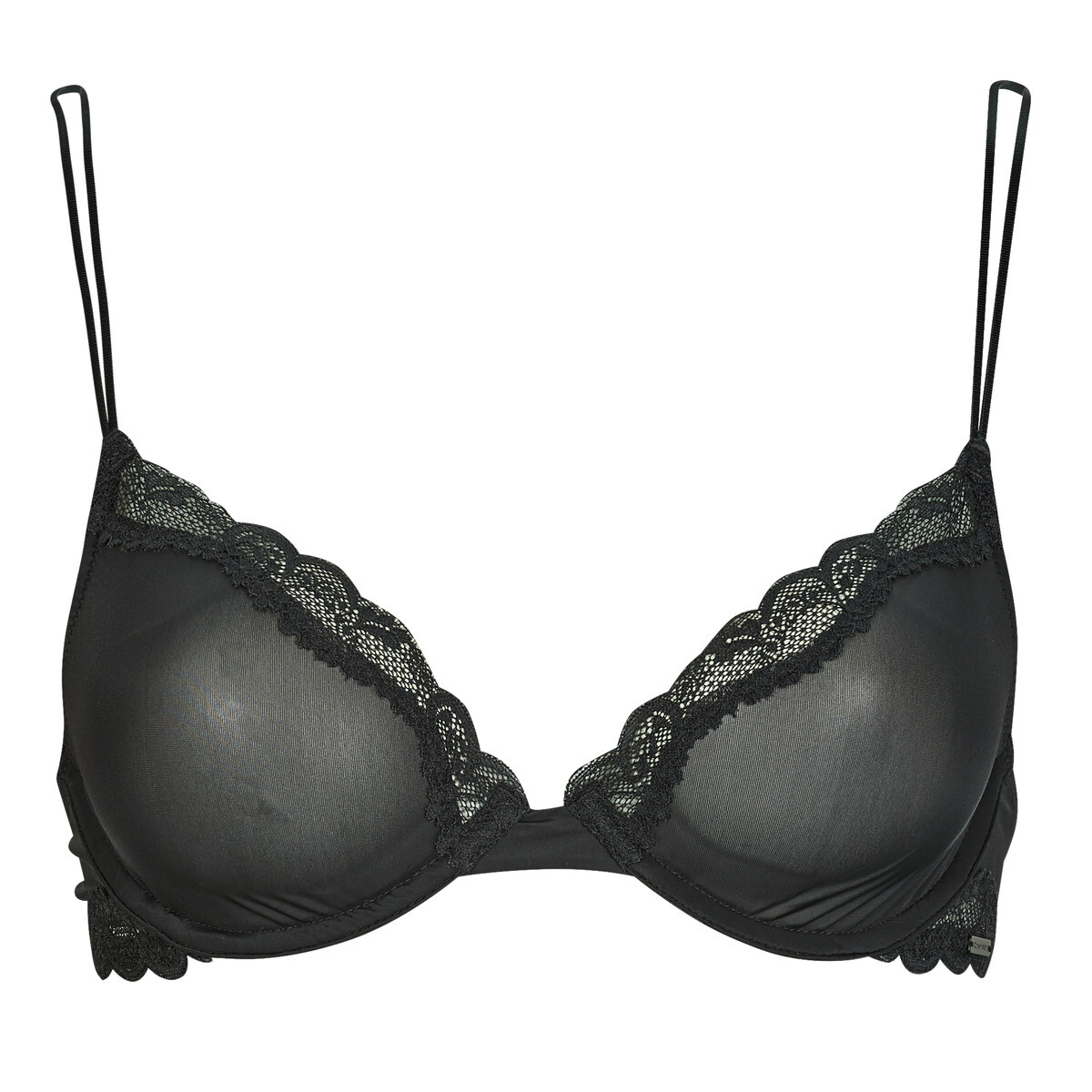 Calvin Klein Jeans  UNLINED PLUNGE  Černá