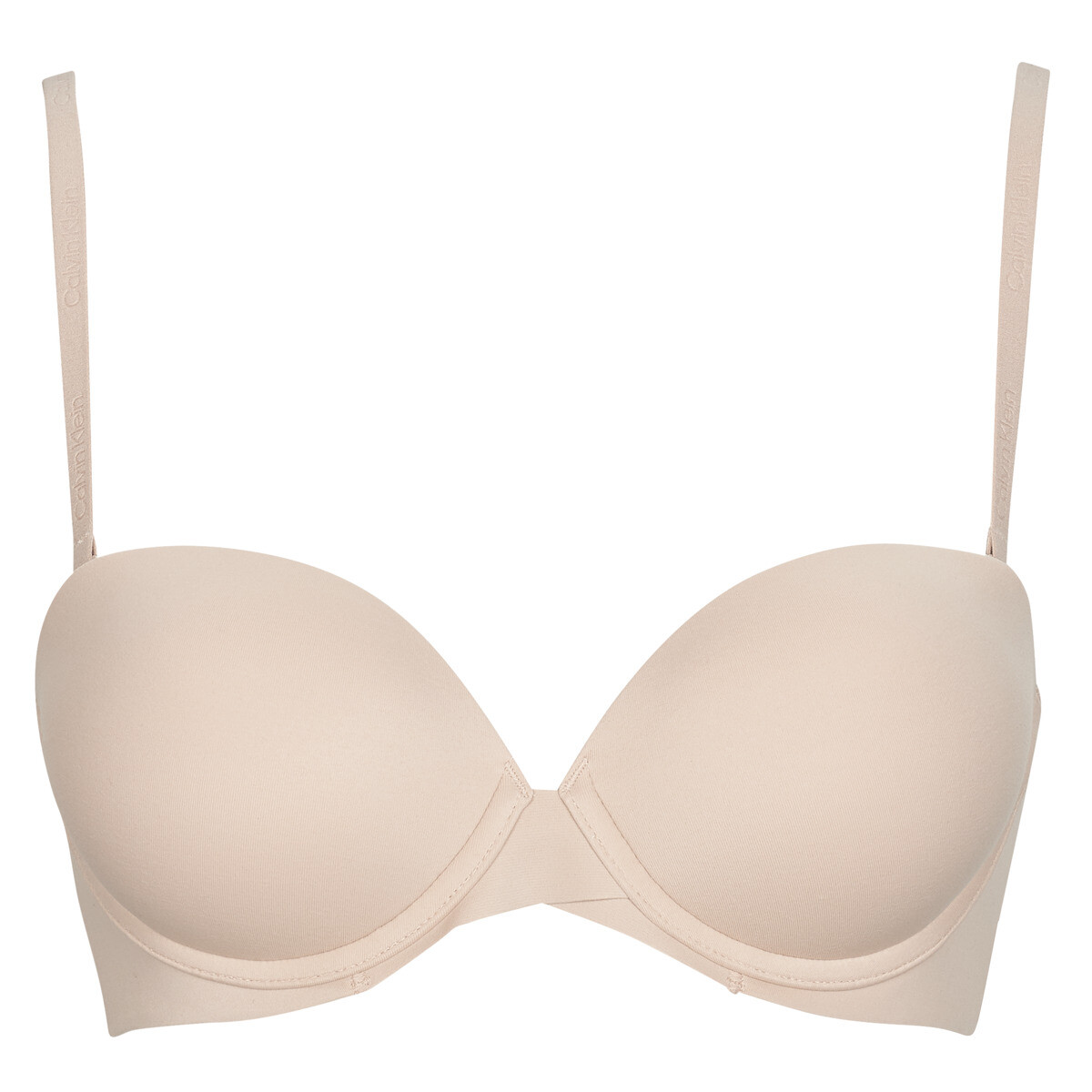Calvin Klein Jeans  PUSH UP STRAPLESS  Béžová