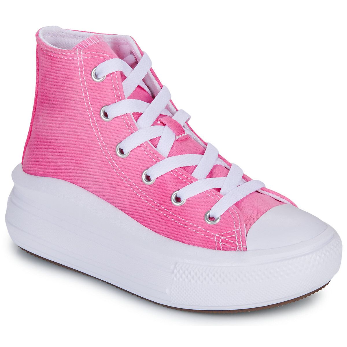 Converse  CHUCK TAYLOR ALL STAR MOVE PLATFORM COLOR SPLASH  Růžová