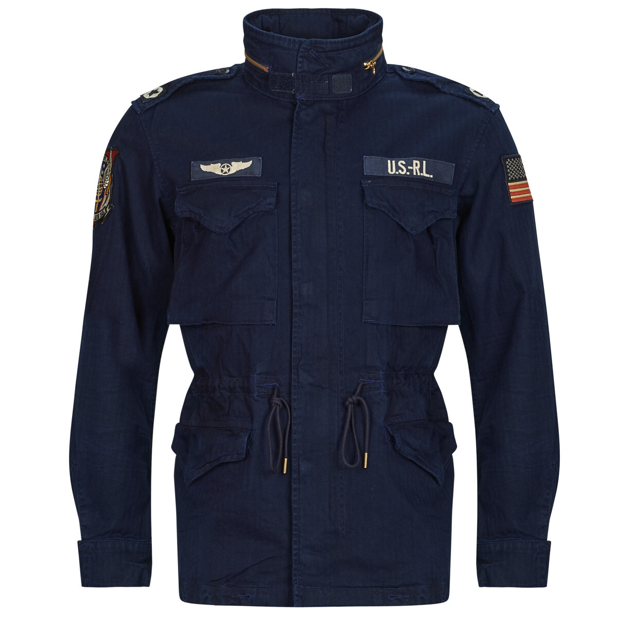 Polo Ralph Lauren  VESTE MILITAIRE M65 EN CHEVRONS  Tmavě modrá