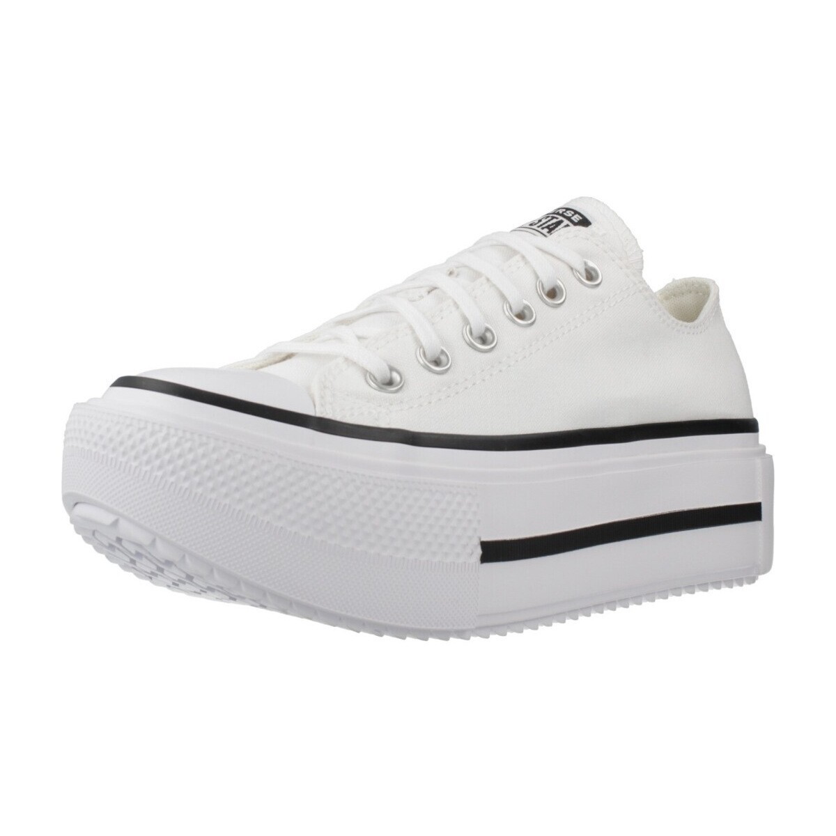 Converse  CHUCK TAYLOR ALL STAR LIFT DOUBLE STACK OX  Bílá
