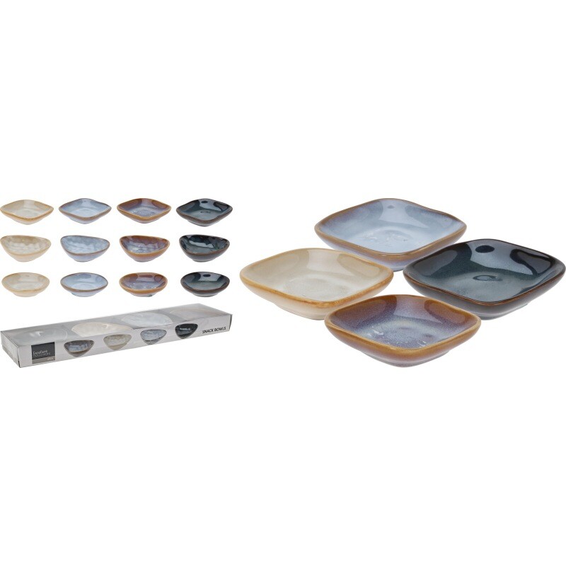 EXCELLENT Servírovací misky sada 4 ks čtverec KO-Q51200770ctve