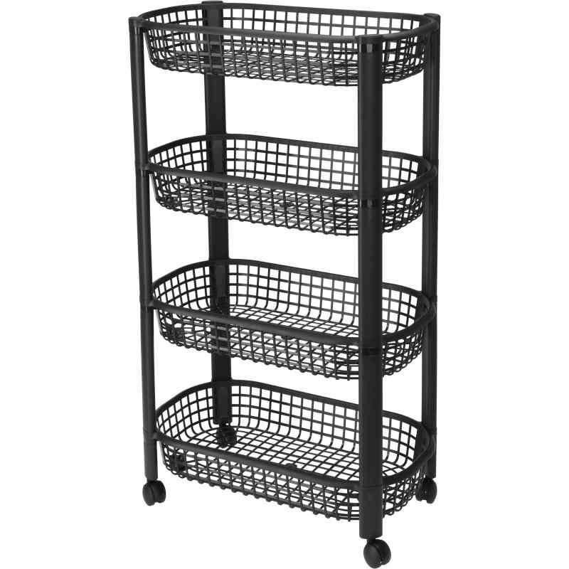 EXCELLENT Kuchyňský vozík pojízdný 4 police KO-019000020