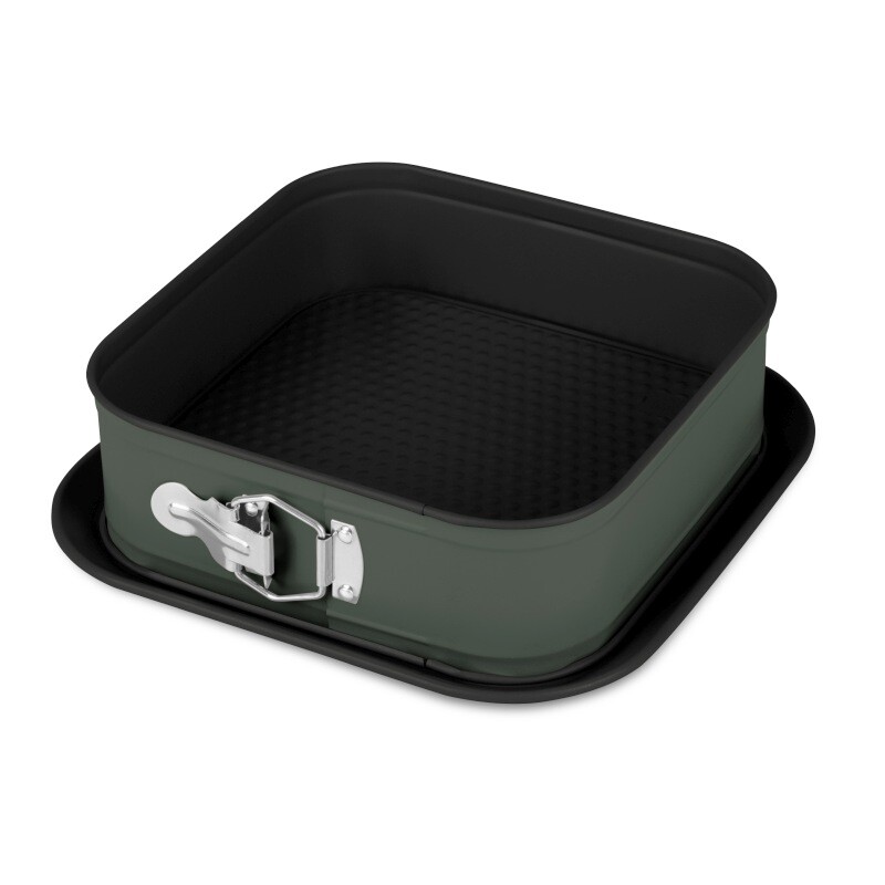 BERLINGERHAUS Forma na dort hranatá s titanovým povrchem 28 x 28 cm Matte Green Collection BH-8668