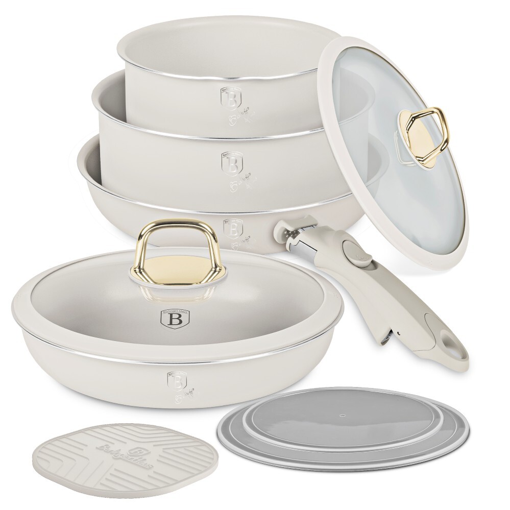 BERLINGERHAUS Sada nádobí s titanovým povrchem 9 ks Sahara Collection BH-8253