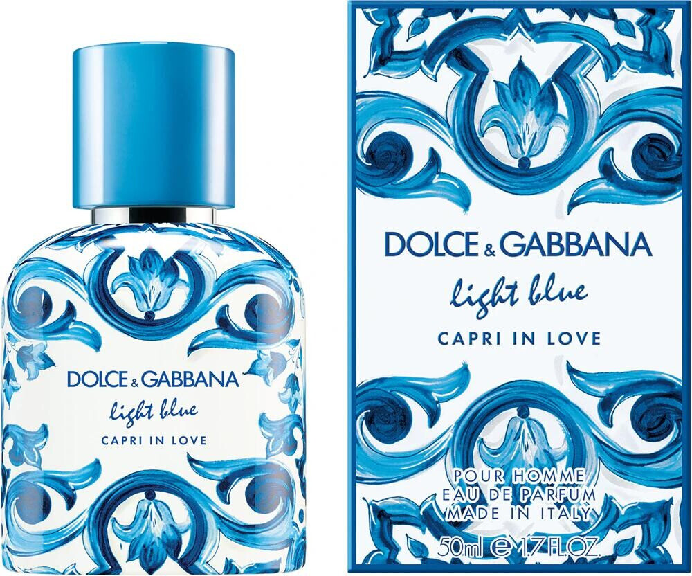 Dolce&Gabbana Light Blue Capri In Love Pour Homme Eau de Parfum parfémovaná voda pro muže 50 ml