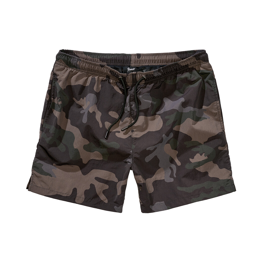 Kraťasy Brandit Swimshort Basic - darkcamo, S
