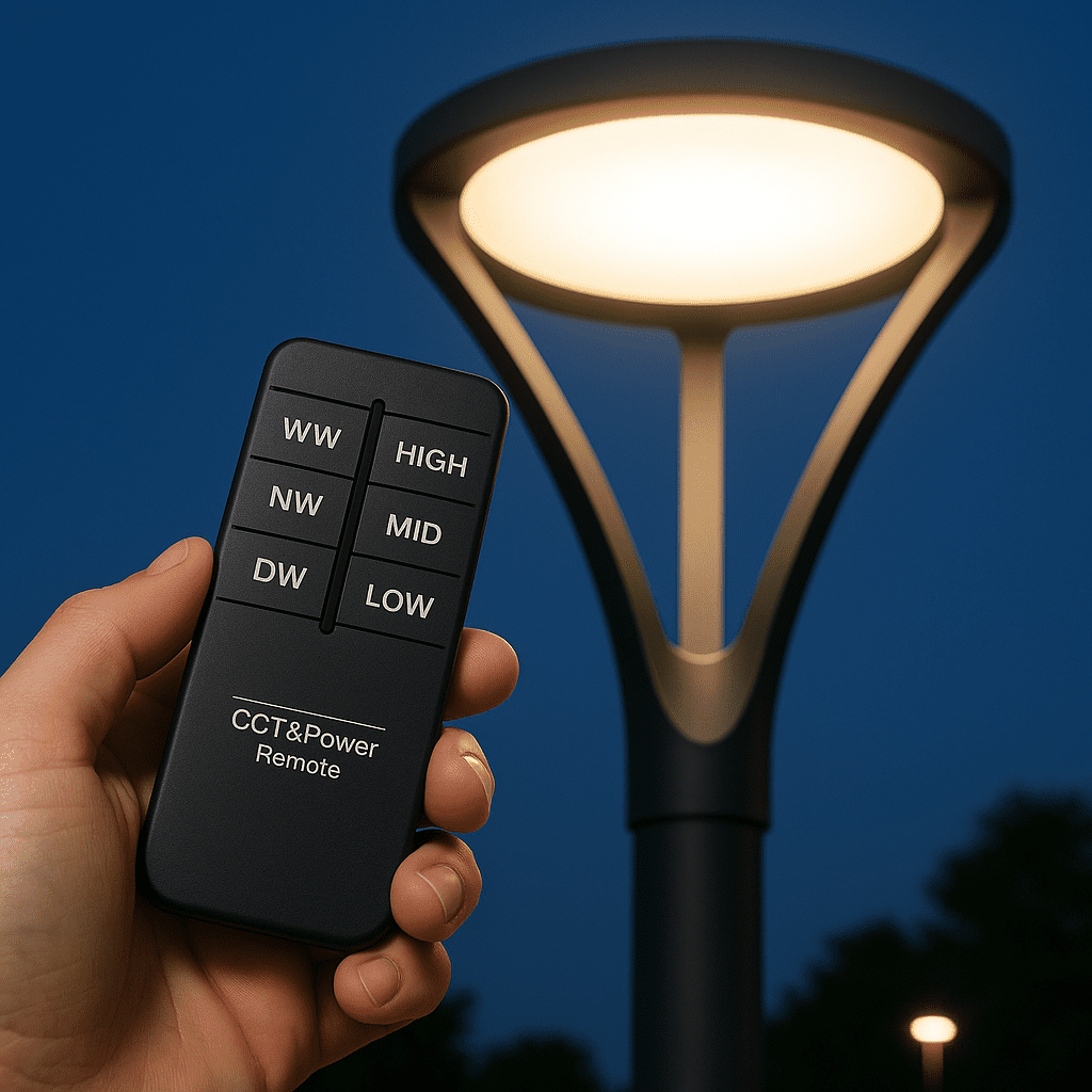 LED Solution Dálkový ovladač pro LED parkové osvětlení 30-60W CCT 20300076
