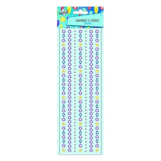 DACO Samolepicí kamínky a perly - mix - 33200