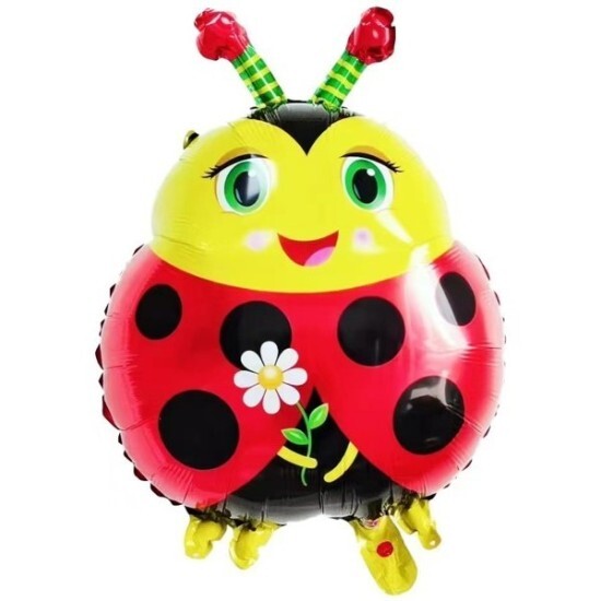 IMPAP Fóliový balónek beruška - 67 x 50 cm - 24362