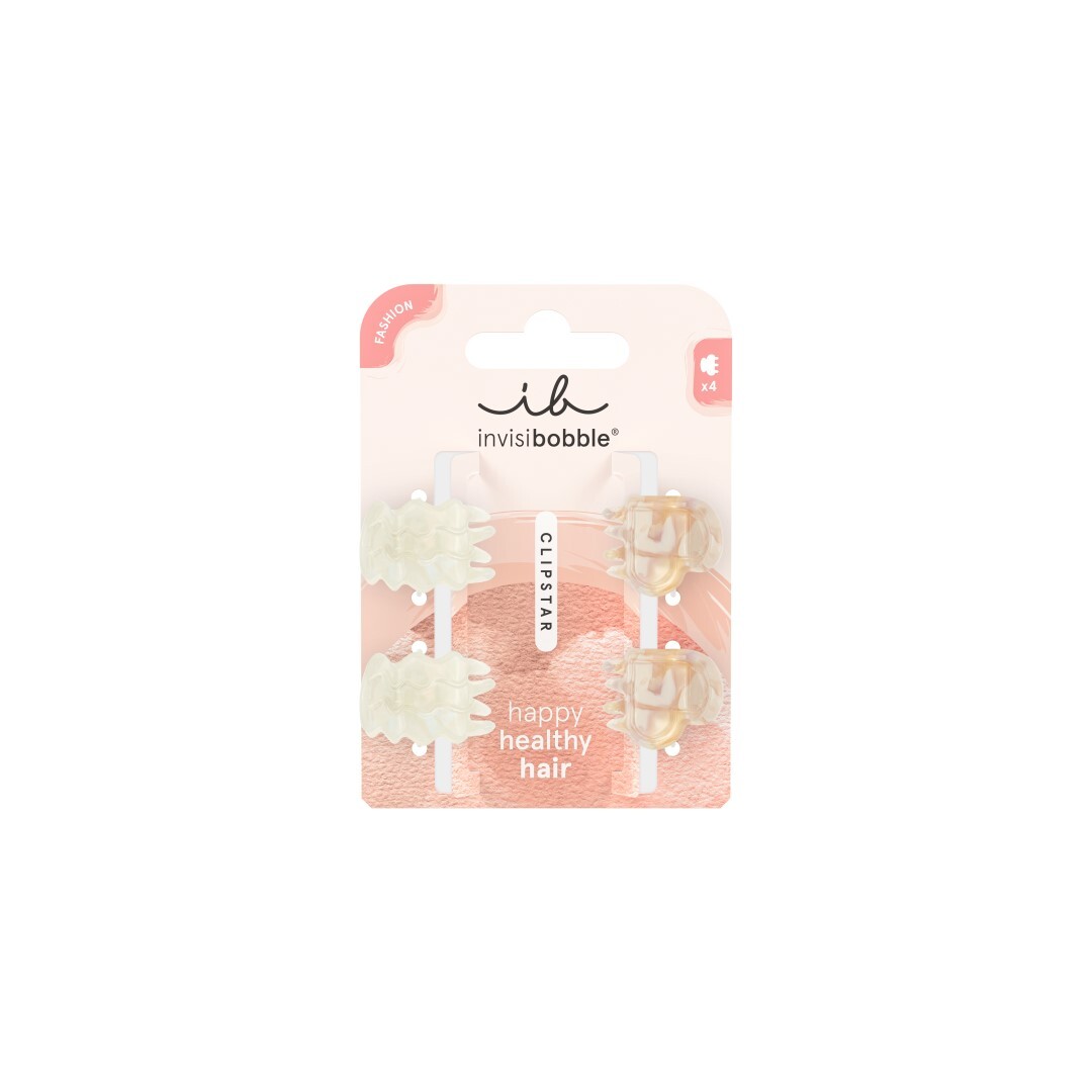Invisibobble Skřipec do vlasů Clipstar XS Petit Rainbow 4 ks