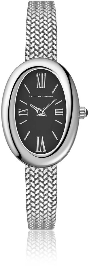 Emily Westwood Emily Oval Silver Mesh EHX-5910S