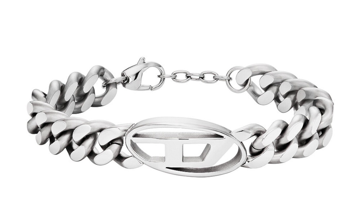 Diesel Stylový pánský ocelový náramek DX1432040
