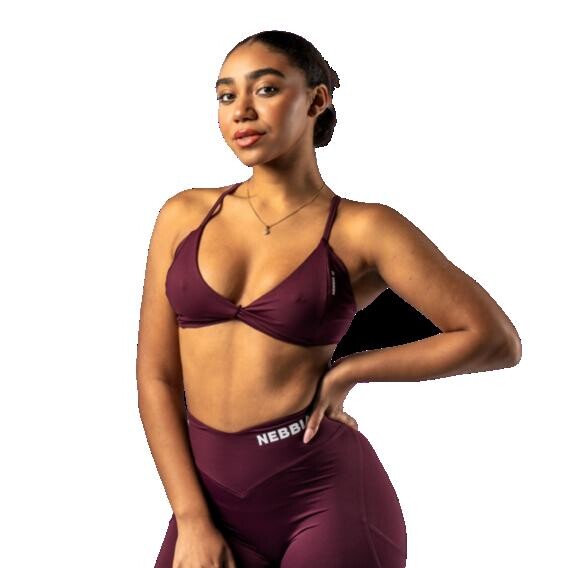 Nebbia Sportovní podprsenka se střední podporou TWIST-KNOT 423