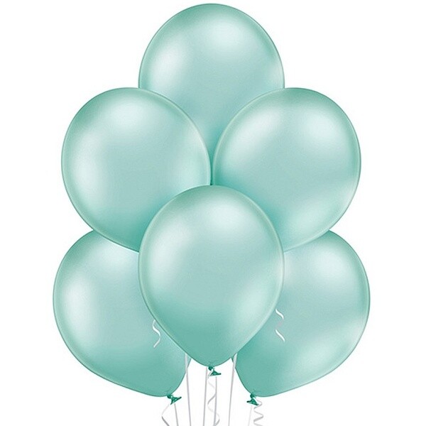 Balónky latexové glossy světle zelené 30cm 100ks