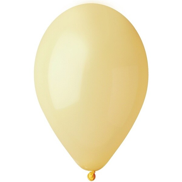 Balónky latexové pastelové hořčicové 30cm 100ks