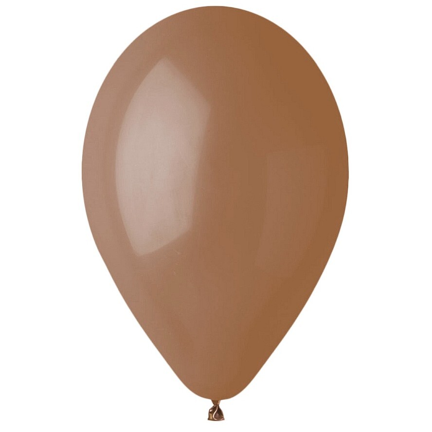 Balónky latexové pastelové kávové 30cm 100ks