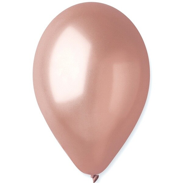 Balónky latexové metalické rosegold 30cm 100ks