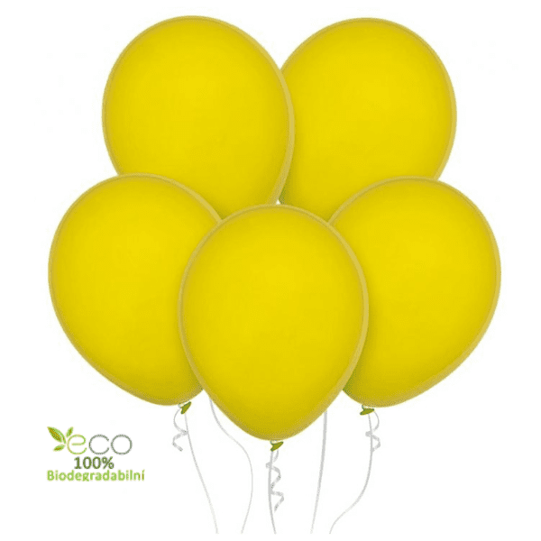 Balónky latexové pastelové žluté 28 cm 100ks