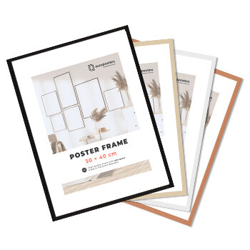 DEBEX (RAMEX) Rám na plakát 50×70 cm, Černá – Dřevo