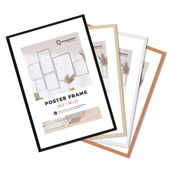 DEBEX (RAMEX) Rám na plakát 33,3×50 cm, Bílá – Dřevo