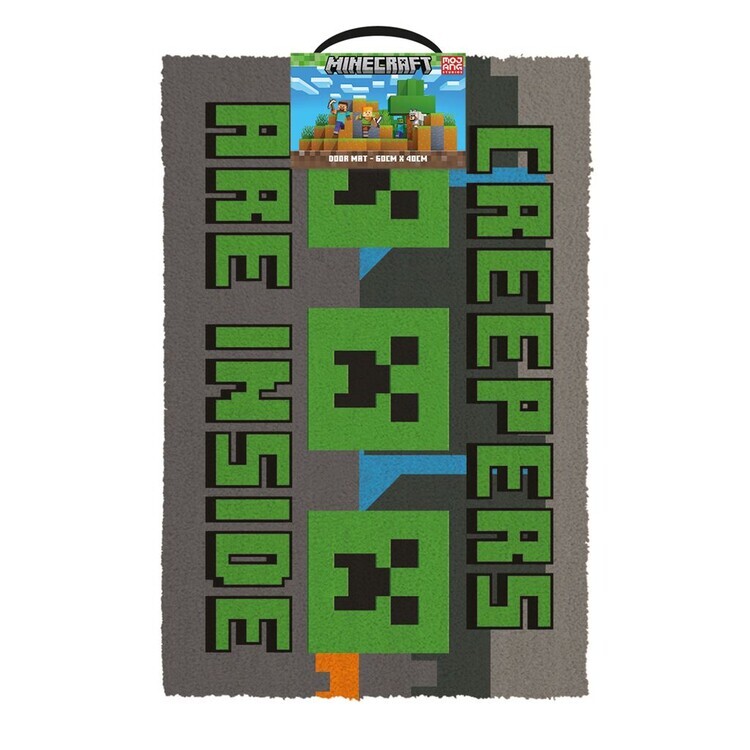 PYRAMID Rohožka Minecraft - Creepers Need Hugs, 60 x 40 cm