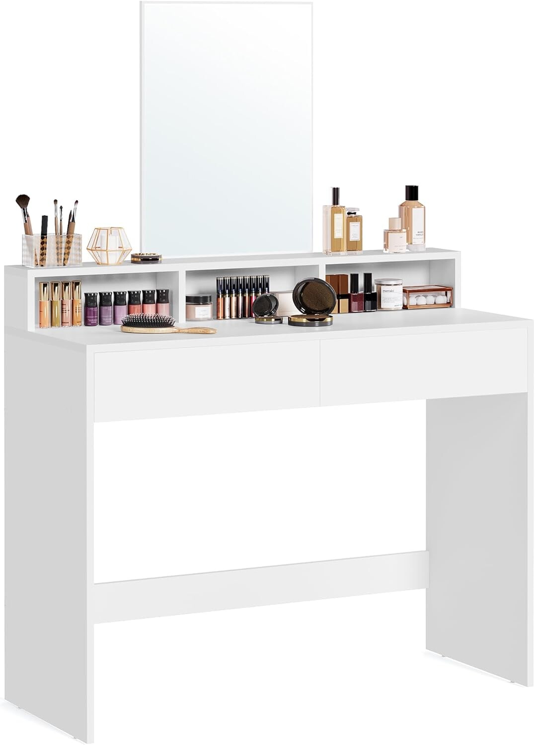Kosmetický stolek VASAGLE s velkým zrcadlem